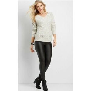 Maurice’s faux leather ankle pants XS NWT